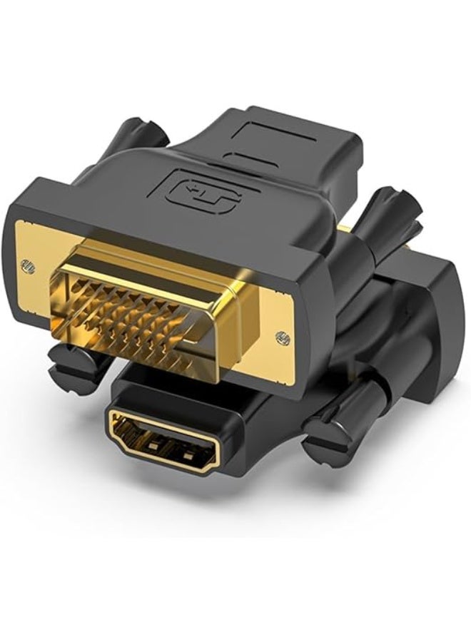 DVI-D (24+1) Male to HDMI Female Adapter – For high-definition digital signal transfer from computer to monitor - Image 2